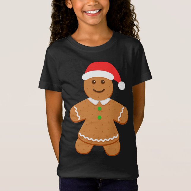 Camiseta Matriz de Natal de Santa Hat (Frente)