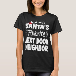 Camiseta Matriz de Natal de Vizinho da Próxima Porta Favori