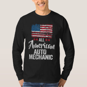 Camiseta Matriz De Toda A Família Auto Mechanic Americana 4