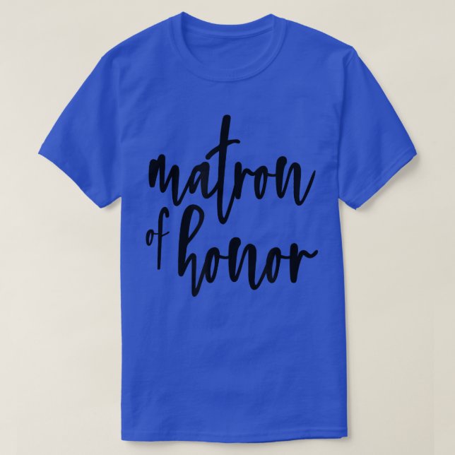 Camiseta Matron da Honra Bachelorette Bride Proposta Cuta (Frente do Design)