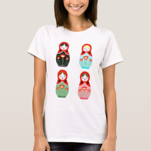Camiseta Matryoshka - Dolls Babushka Doll