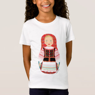 Camiseta Matryoshka Girls, bielorrusso