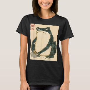 Camiseta Matsumoto Hoji Sapo Japonês Ukiyo-e Toad Meme Aes