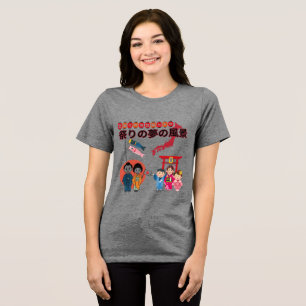 Camiseta Matsuri Dreamscape cinza vívido