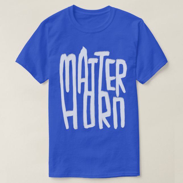 Camiseta Matterhorn (Frente do Design)