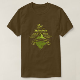Camiseta Matterhorn 150º Ano Jubileu GREEN-DARK