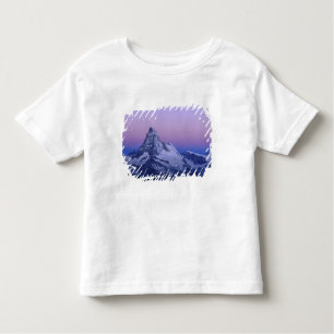 Camiseta Matterhorn ao amanhecer, Zermatt, Alpes Suíços,