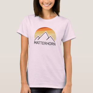 Camiseta Matterhorn Suiça Itália Retro