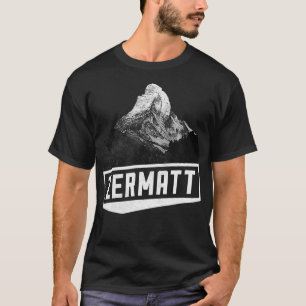 Camiseta Matterhorn Zermatt - Suiça de esqui