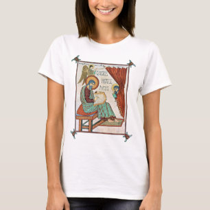 Camiseta Matthew Do Manuscrito Medieval De Lindisfarne