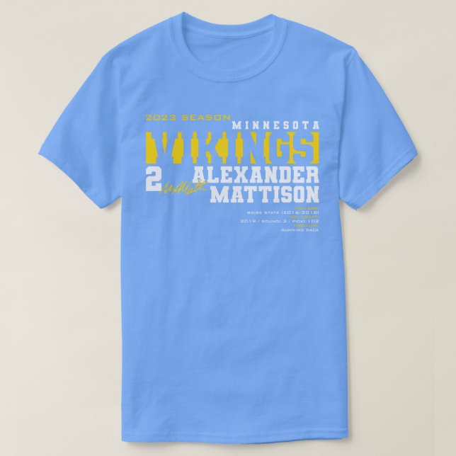 Camiseta Mattison Vikings 2023 (Frente do Design)