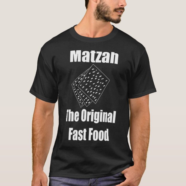 Camiseta Matzah, a Comida rápida original Matzo Ball 1 (Frente)