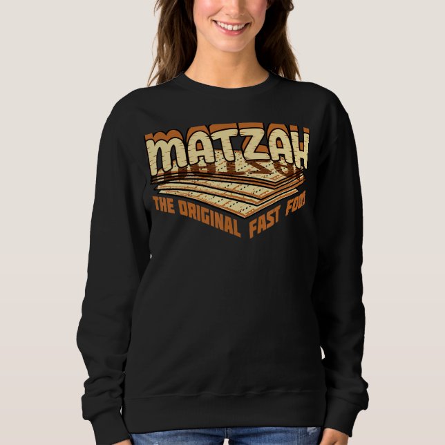 Camiseta Matzah, A Comida Rápida Original Passover A Sede J (Frente)