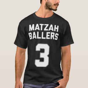 Camiseta Matzah Baller 3 Engraçado Jewal Matzo Ball Pun Bas