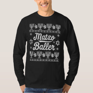 Camiseta Matzo Baller Funny Chanukah Hanukkah Jewida Holida