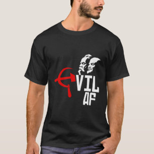 Camiseta Mau Af Hammer Sickle Funny Anti-Comunista Sociali
