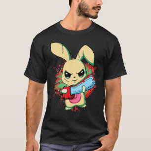 Camiseta Mau Assustador Vi Mau Bunny, Felz pascoa Domingo H