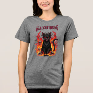 Camiseta Mau Cat no Flames Halloween