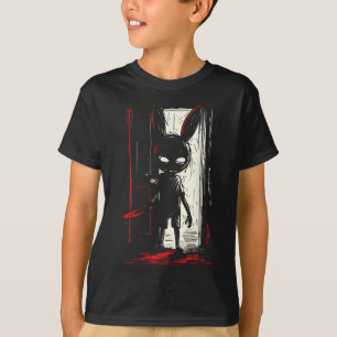 Camiseta Mau Coelho Coelho Horrente Slasher Portas Nervosas