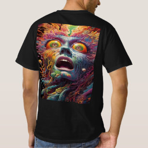 Camiseta Mau DE SANGUE DO MUNDO ESCURO, IMPRESSÃO DE VOLTA