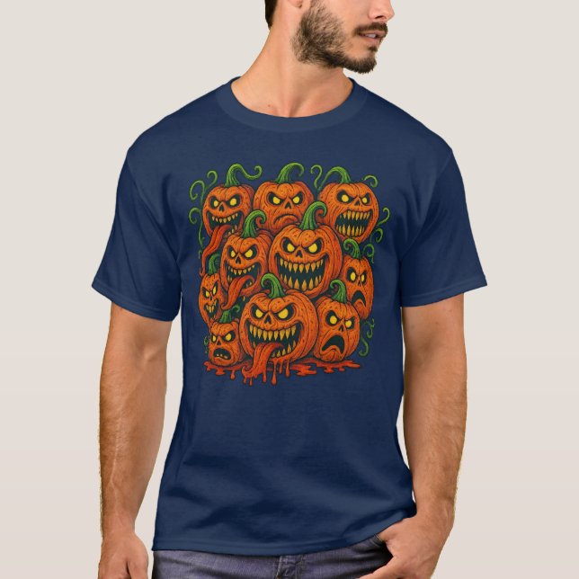 Camiseta Mau Grin Pumpkin Horde (Frente)