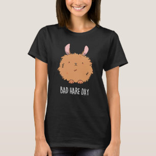 Camiseta Mau Hare Day Engraçado Coelho Pun Dark BG