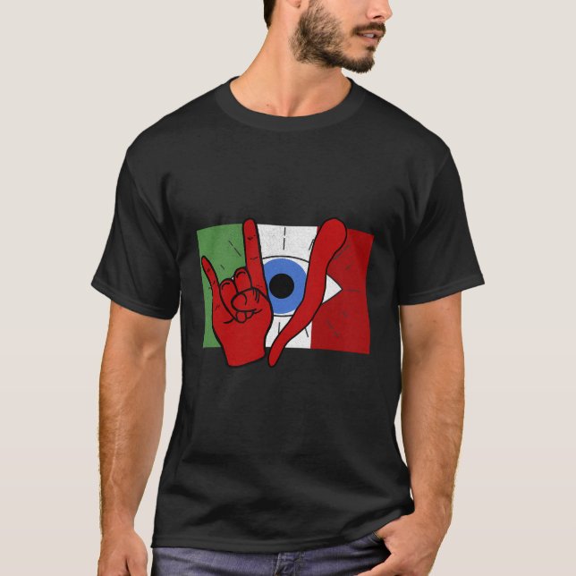 Camiseta Mau Italiano Il Malocchio Maloik Malocchio Ita (Frente)