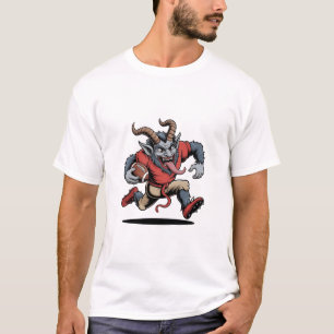 Camiseta Mau Krampus Jogando Fantasia no Natal