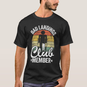 Camiseta Mau Membro do Clube de Aterros Começa Bem Ferido Q
