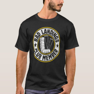 Camiseta Mau Membro do Clube de Aterros Começa Bem Ferido Q
