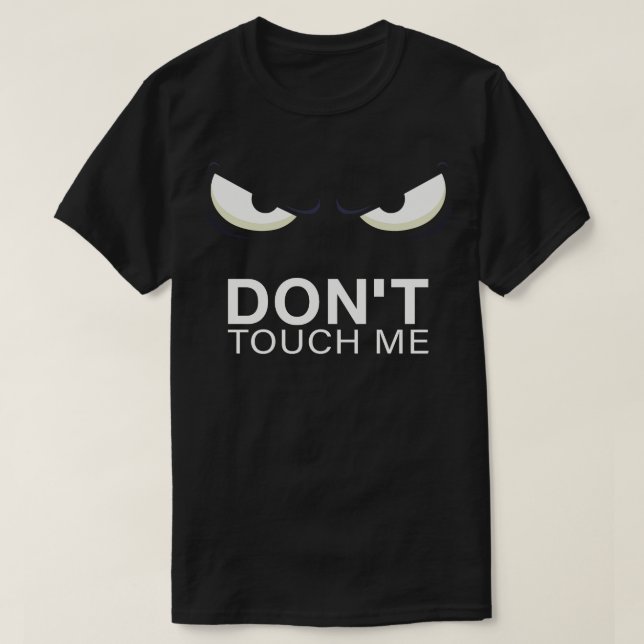 Camiseta Mau não toque em mim (Frente do Design)