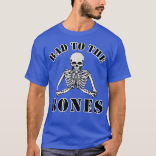 Camiseta Mau para o Dia de as Bruxas engraçado dos Ossos