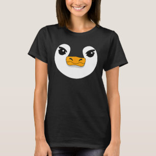 Camiseta Mau Penguin Face Halloween Costume Penguin