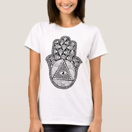 Camiseta Mau Proteção Olhos Hamsa Tee