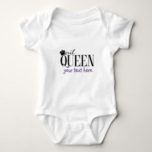 Camiseta MAU QUEEN Bebê Personalizado Personalizado Uma Peç