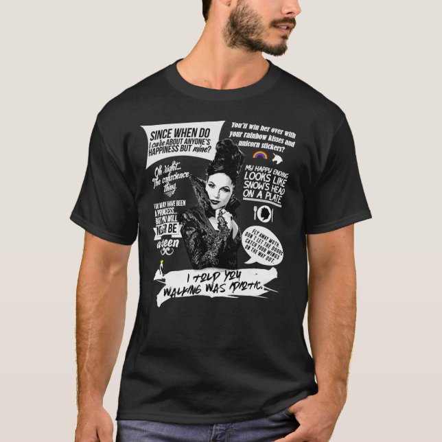 Camiseta Mau Queen Regina Mills - Ouat Essential T (Frente)