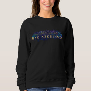 Camiseta Mau silhueta da cidade de Bad Säckingen Alemanha