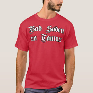 Camiseta Mau Soden am Taunus escrito com fonte gótica