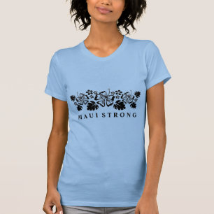 Camiseta Maui das flores tropicais femininas