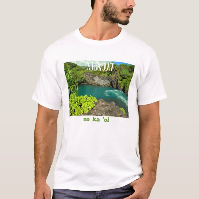 Camiseta MAUI é o melhor (no Hawaiian) (Frente)