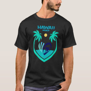 Camiseta Maui Havaí Surf Oahu Praia Palmeiras Aloha EUA Le
