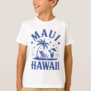 Camiseta Maui Havaí Vintage Surf Praia Surfismo Anos 70 Ret