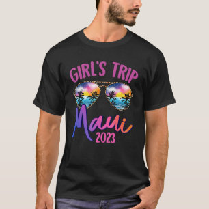 Camiseta Maui Havaiano 2023 Meninas Trip Sunglass Summer Gi