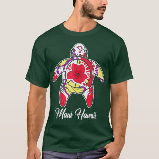 Camiseta Maui Hawaii Havaiano Tie Dye Sea Turtle férias G