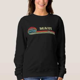 Camiseta Maui Hawaii surfando Retro Van Vintage Hawaiian Pr
