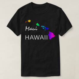 CAMISETA MAUI - ILHAS HAWAII NEON RAINBOW