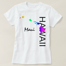 CAMISETA MAUI - ILHAS HAWAII NEON RAINBOW