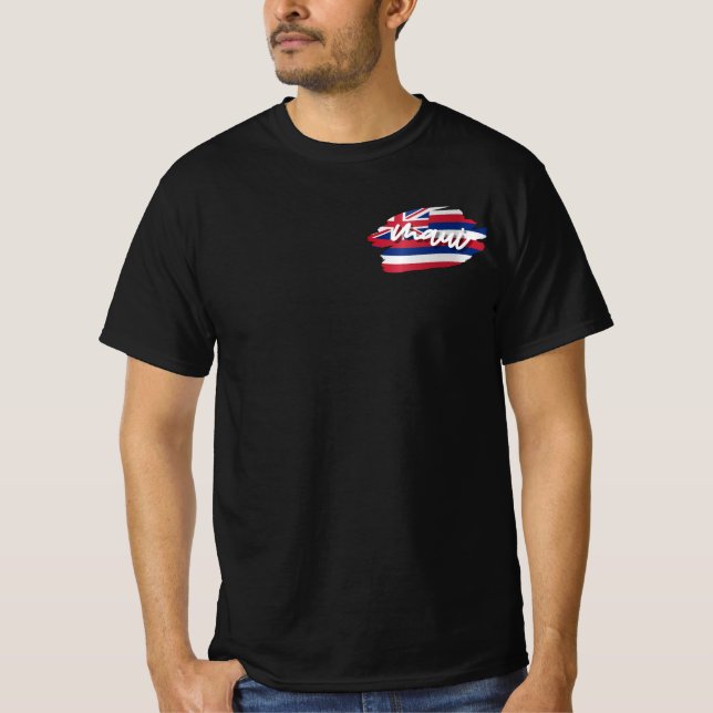 Camiseta Maui Strong Black Mens (Frente)