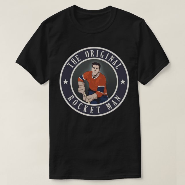 Camiseta Maurice Rocket Richard (Frente do Design)