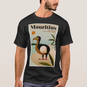 Camiseta MAURÍCIA; Viagens vintage De Impressões E De Turis